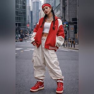❤️ Nike Air Force High Zip – Red Statement Sneakers